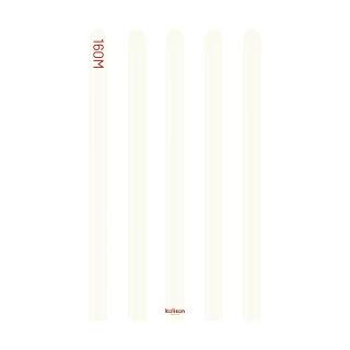 160 Modelling Balloon Retro White 100ct - 10180181