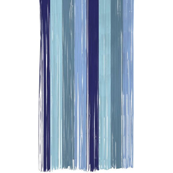 Party curtain - Bold Blue - 2 x 1 meter - 24323