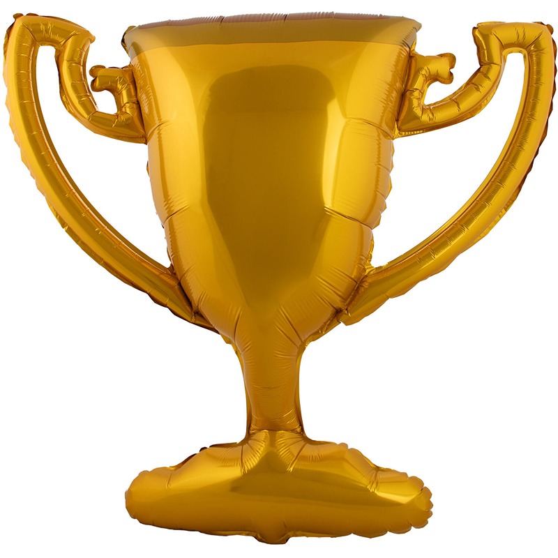 Foil Balloon - Shape - Champion Cup - 33.5 x 30.3" - 62928
