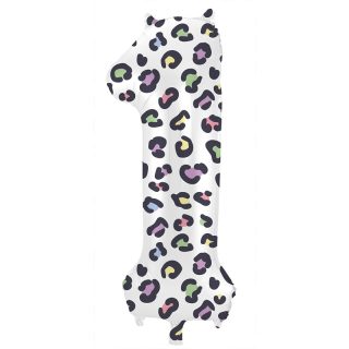 Foil Balloon Bright Panther Number 1 - 34" - 63911