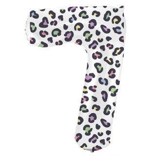 Foil Balloon Bright Panther Number 7 - 34" - 63917