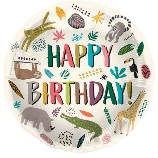 Birthday Zoo Party Foil Balloon - 18" - 68386