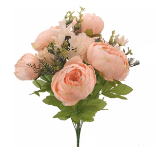 50cm LARGE PEONY BUSH PINK - 880069