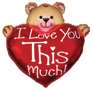 Flexmetal 14" Bear Love Much Airfilled Minishape (Requires Heatsealing)