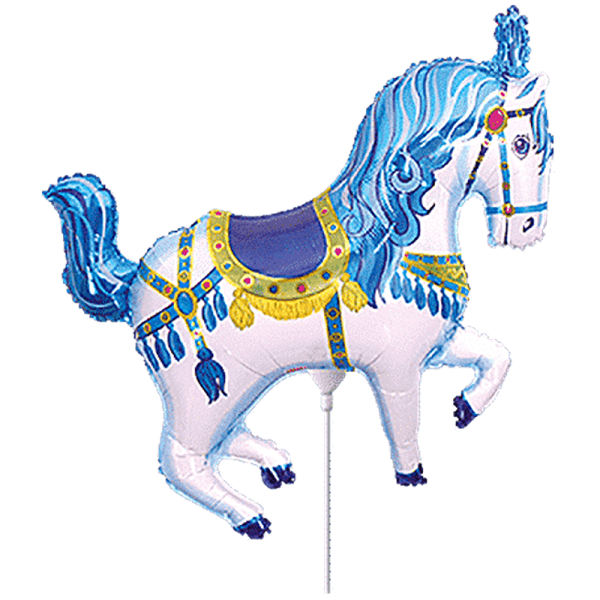 Flexmetal - Mini Circus Horse Blue - 902693A