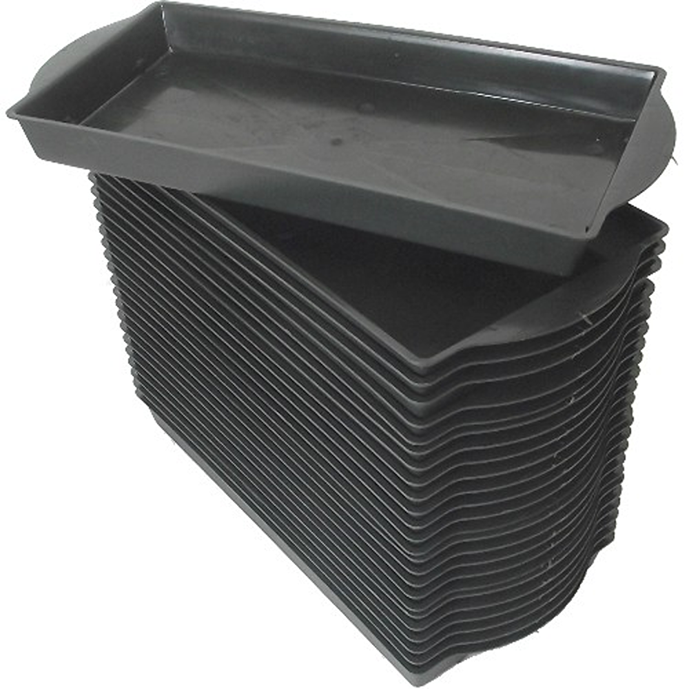 PLASTIC SINGLE BRICK FLORIST TRAY GREEN - 880700