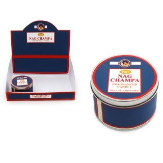 7.5CM NAG CHAMPA CANDLE TIN - FR1281