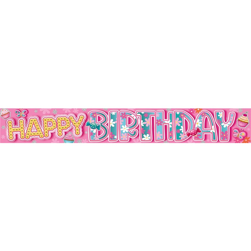 Banner - Happy Birthday Female Juv - BN/26