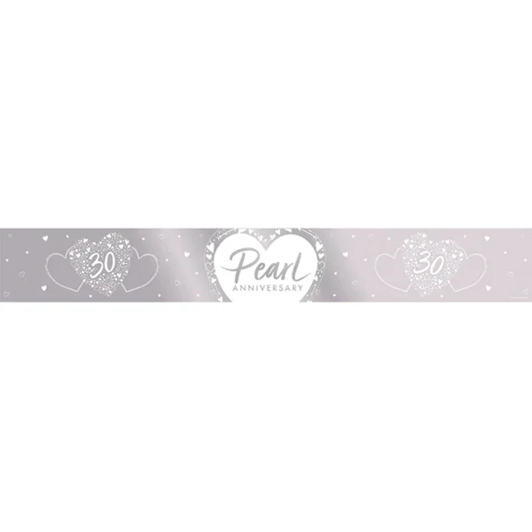 Creative Party - Pearl Anniversary Foil Banner - J083