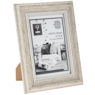 Silver Bead Frame 6x4 - LP43180