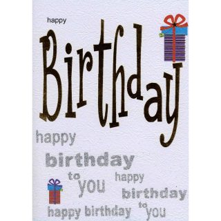 Birthday - Open - Code 50 - 6pk -  LP5004