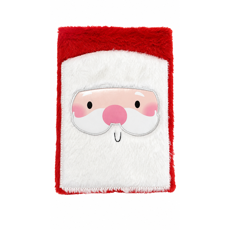 Jolipad Santa Fluffy Notepad - X-37829-JPC