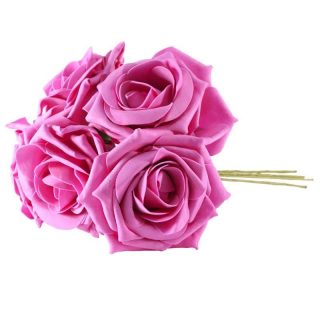 Foam Open Tea Rose X5 Dusky Pink-SF0191DP