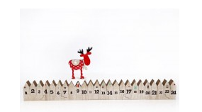 47X12.5CM REINDEER CALENDER