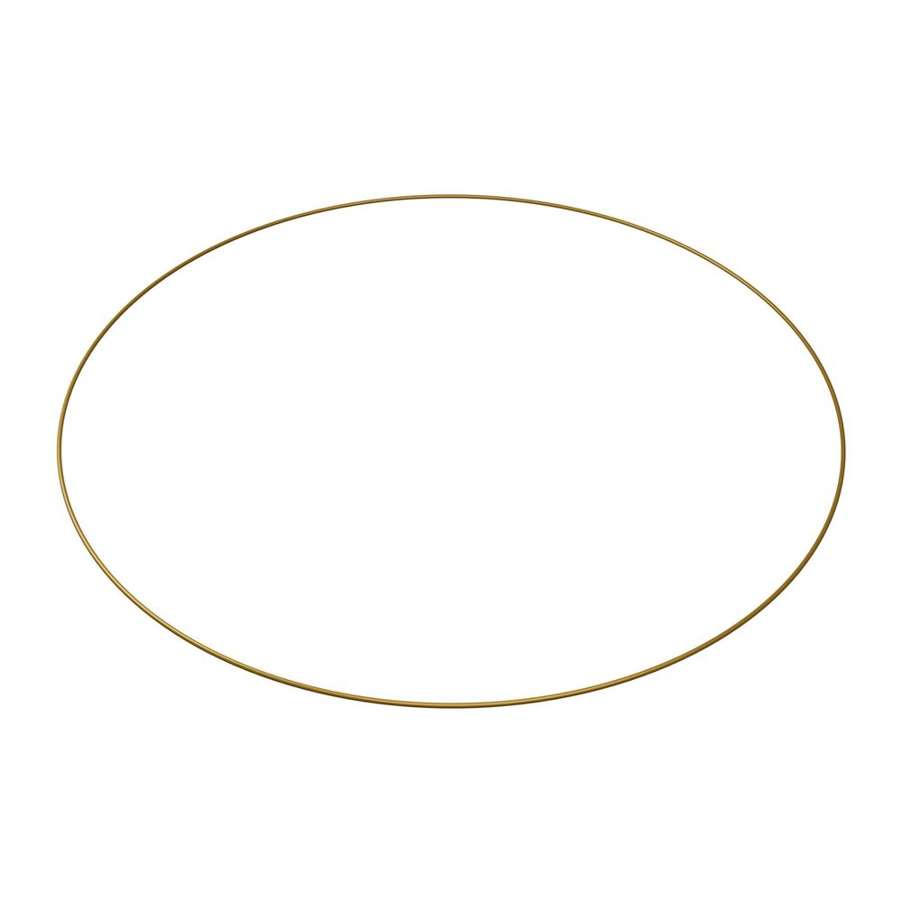 60cm Gold Bridesmaid Flower Hoop