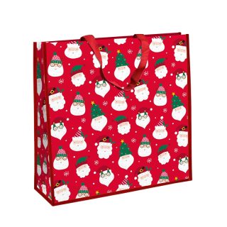 Funky Santa Jumbo Square Gift Bag - X-37322-23C