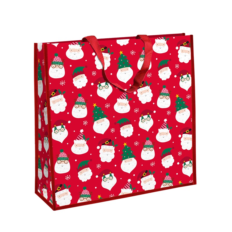 Funky Santa Jumbo Square Gift Bag - X-37322-23C