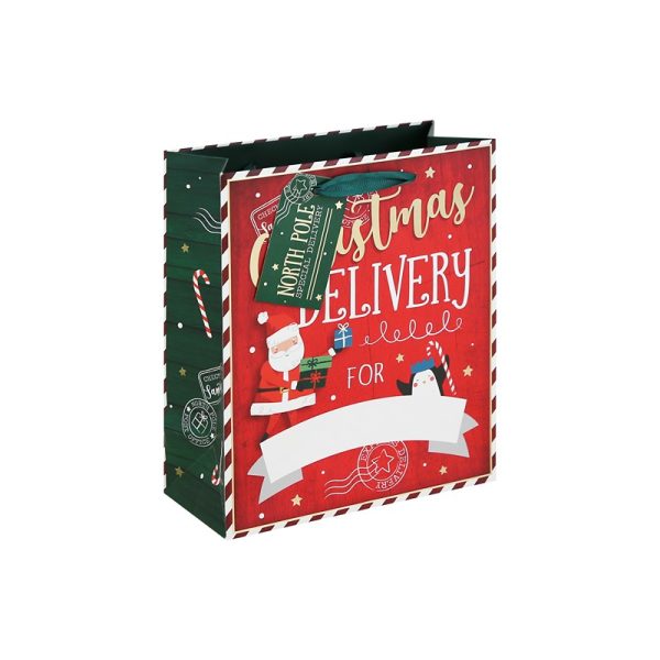 Xmas Deliver Personalised Medium Bag - X-37394-3C