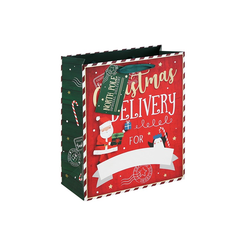 Xmas Deliver Personalised Medium Bag - X-37394-3C