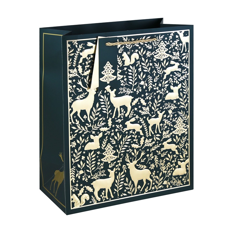 Eurowrap - GOLD WOODLAND EMB LARGE - X-37448-2C