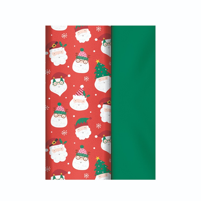 Funky Santa 8 Sheet Tissue Paper - X-37580-TPC