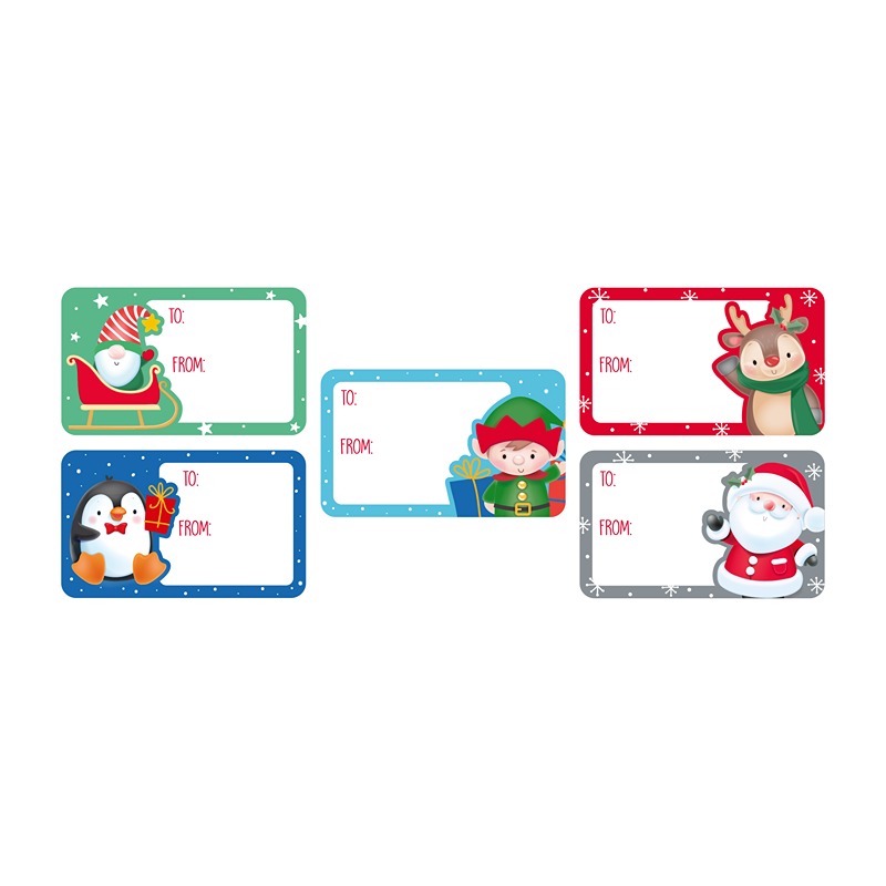 50pk Cute Xmas Gift Labels - X-37967-GTC - Image 2