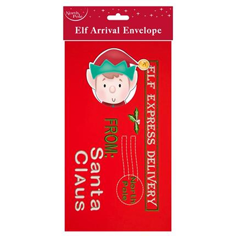 ELF ARRIVAL PLUSH ENVELOPE - X-38072-ELFC