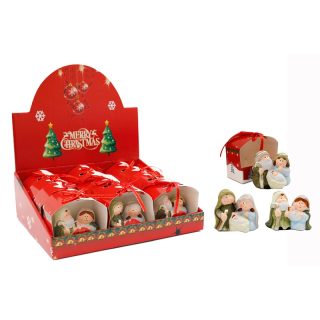 7.5X8CM NATIVITY SCENE - XMC0540