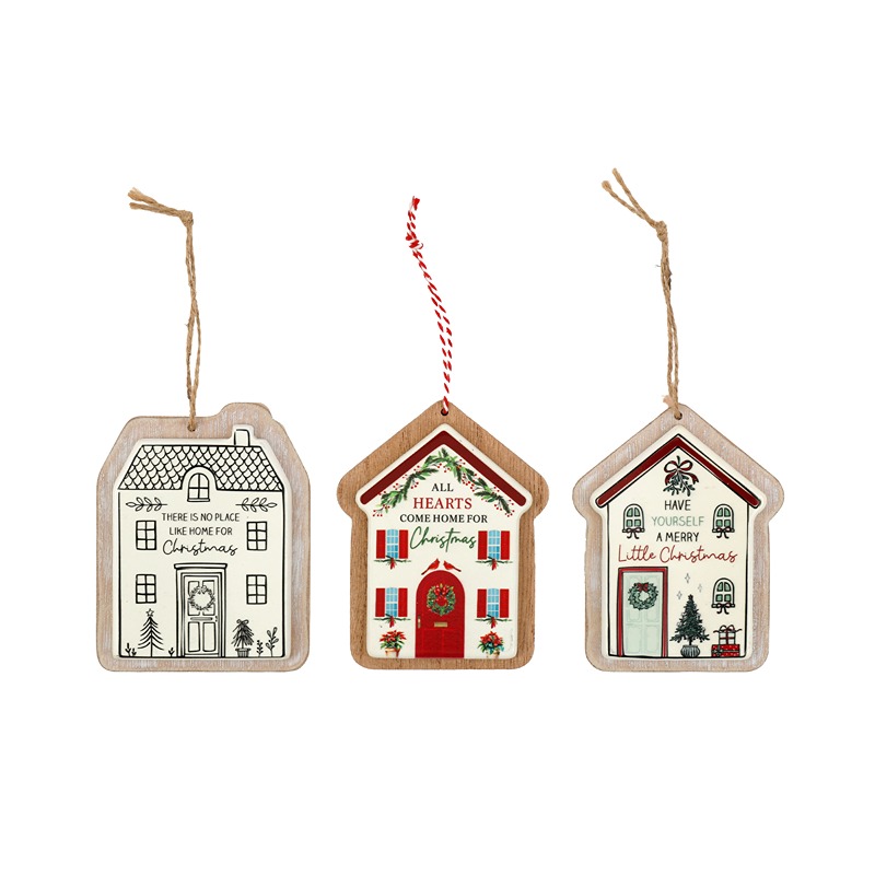 9X11.5CM RESIN HOUSE HANG DECO - XMR5006