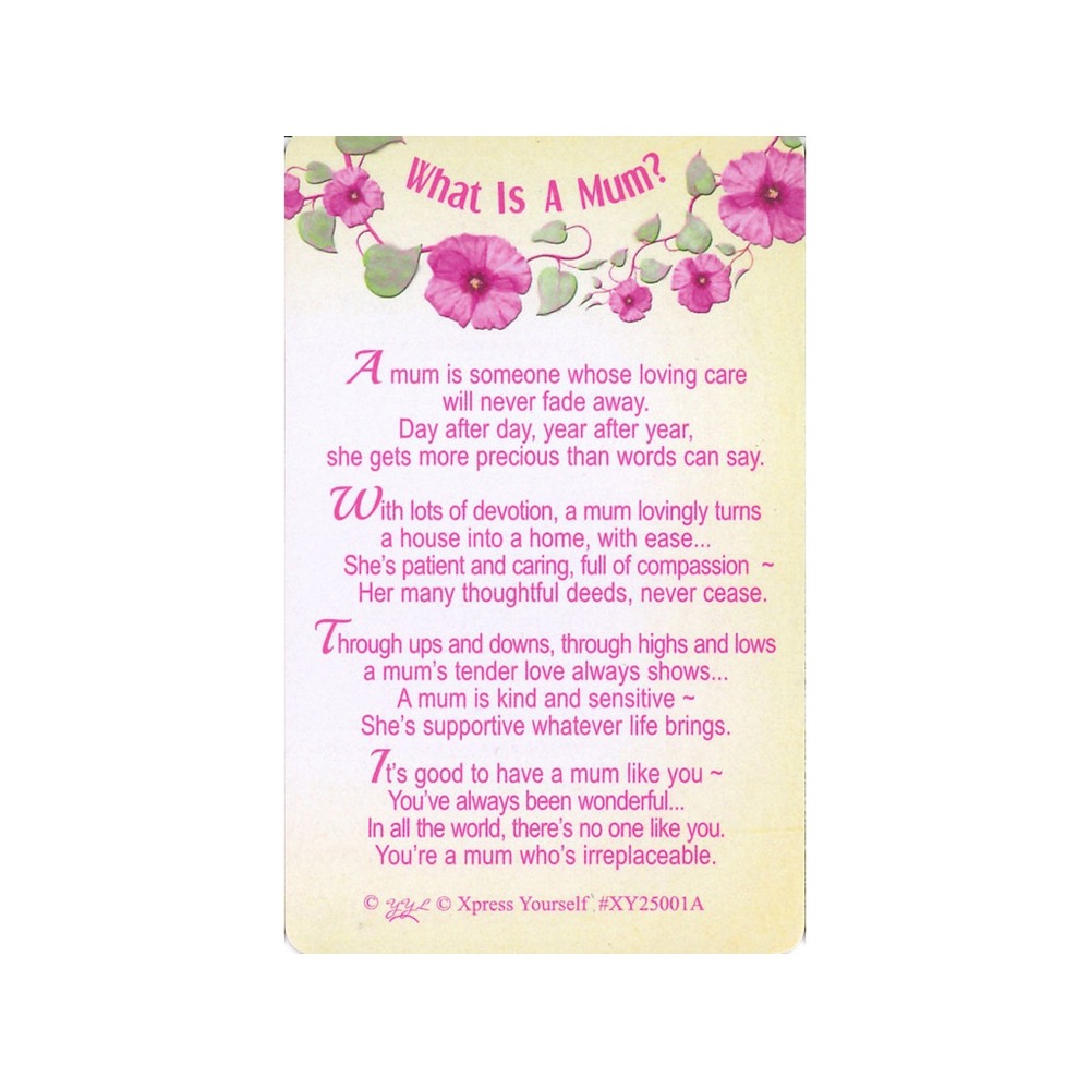 What Is A Mum? - XY25001