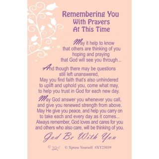 Remembering You With Prayers - XY25039