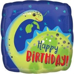 Anagram 18" S40 Brontosaurus Happy Birthday Pkt - 3962701