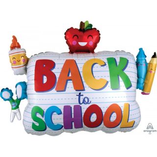 Anagram BACK TO SCHOOL ICONS SHAPE P30 PKT (34" x 24") - 3813201
