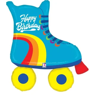 Grabo 39" Foil Shape Balloon Roller Skate Birthday Flat - 35865