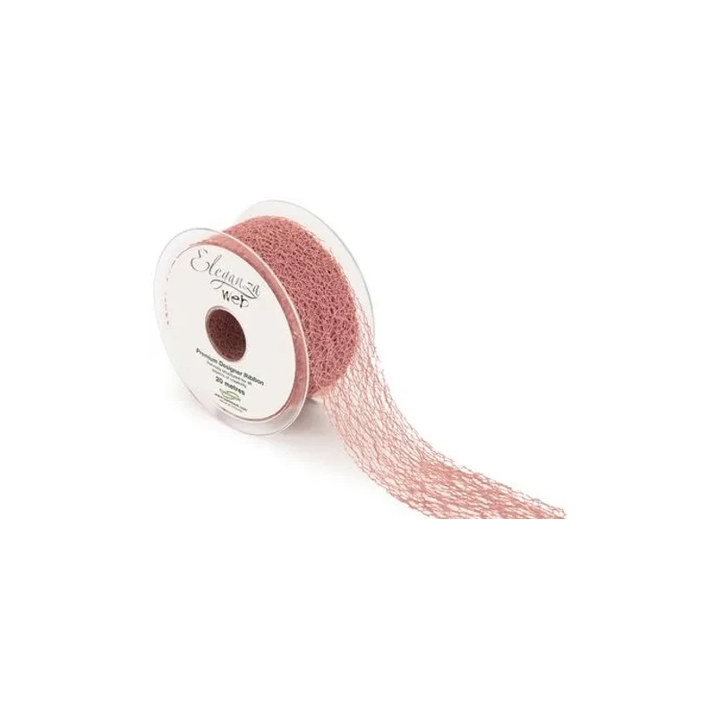 Eleganza Web Ribbon 50mm x 20m No.74 Dusky Pink - 224848