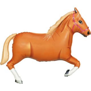 Betallic 43" Shape Tan Horse Packaged (B)