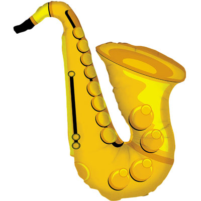 Betallic 37" Shape Sax Shape Packaged (C)