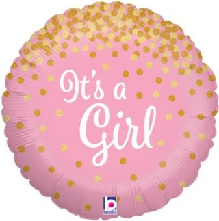 Grabo/Betallic 18" Glittering It’s a Girl Holographic