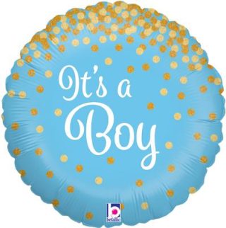 Grabo/Betallic 18" Glittering It’s a Boy Holographic