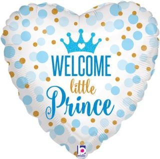 Grabo/Betallic 18" Glitter Baby Prince Holographic