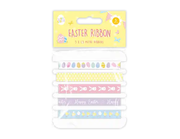 EASTER RIBBONS 5pk