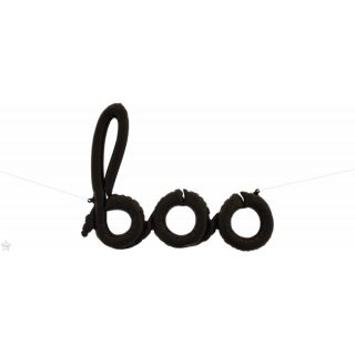 Northstar BOO SCRIPT BLACK 40" AIRFILLED SHAPE S1-01 PKT - 59784S