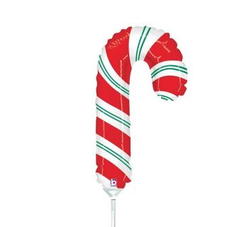 Betallic - Candy Cane Mini Shape Flat - 14" - 19359