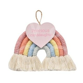 Petit Cheri Macrame Rainbow Hanger Grandaughter - CG1933