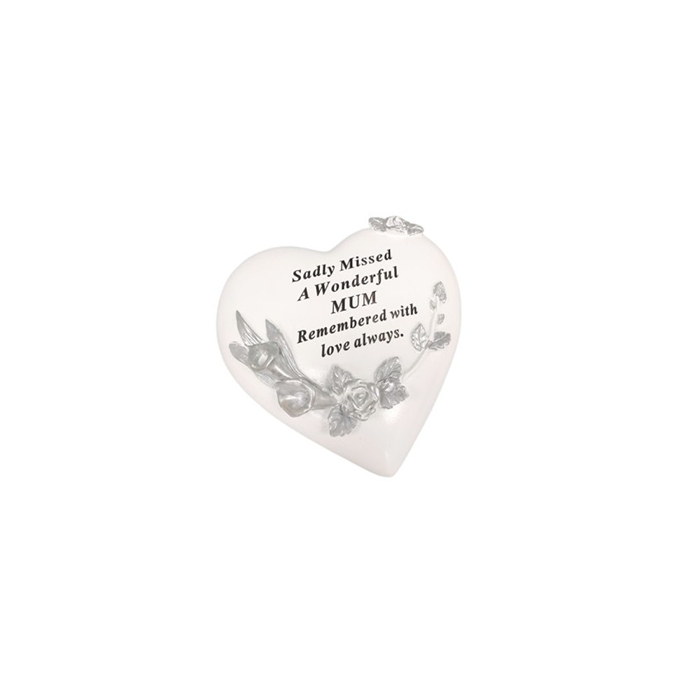 Sadly missed Mum Floral Heart - DF18984-E