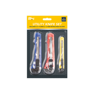 Utility Knife Set 3pk - DIY5951