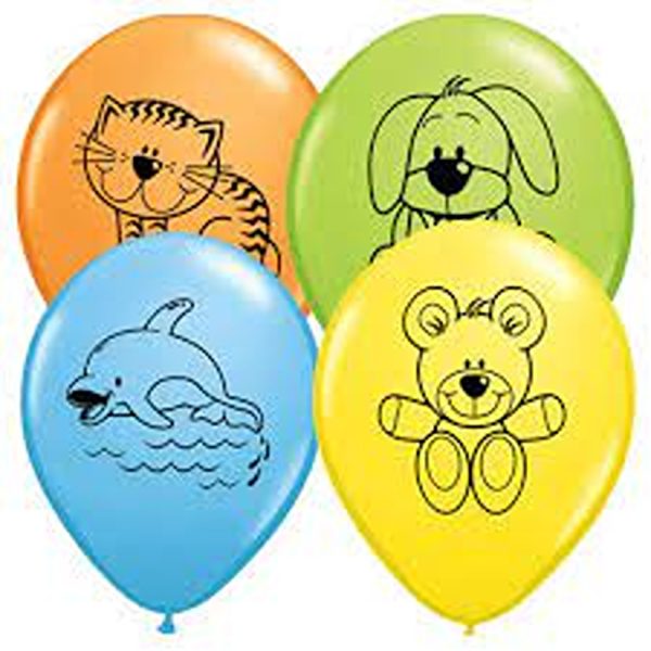 Qualatex 11"Cuddly Pets 25ct - 47274