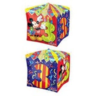 Anagram 15"G40 Mickey Mouse Age 3 Cube Pkt - 2862901
