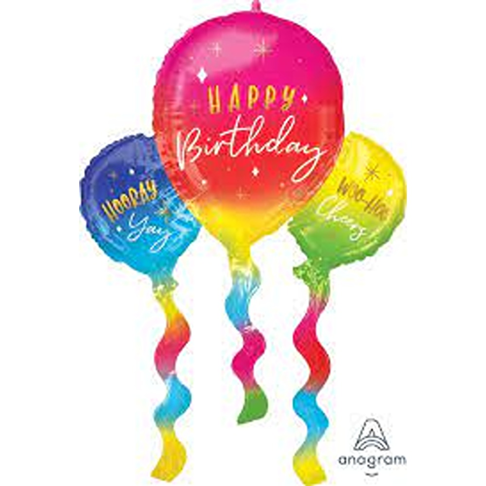 Anagram 26x36" P35 Birthday Fun Balloons Pkt - 4156601
