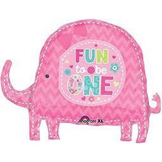 Anagram 29" P30 Fun To Be One Elephant Shape Pkt - 2998201